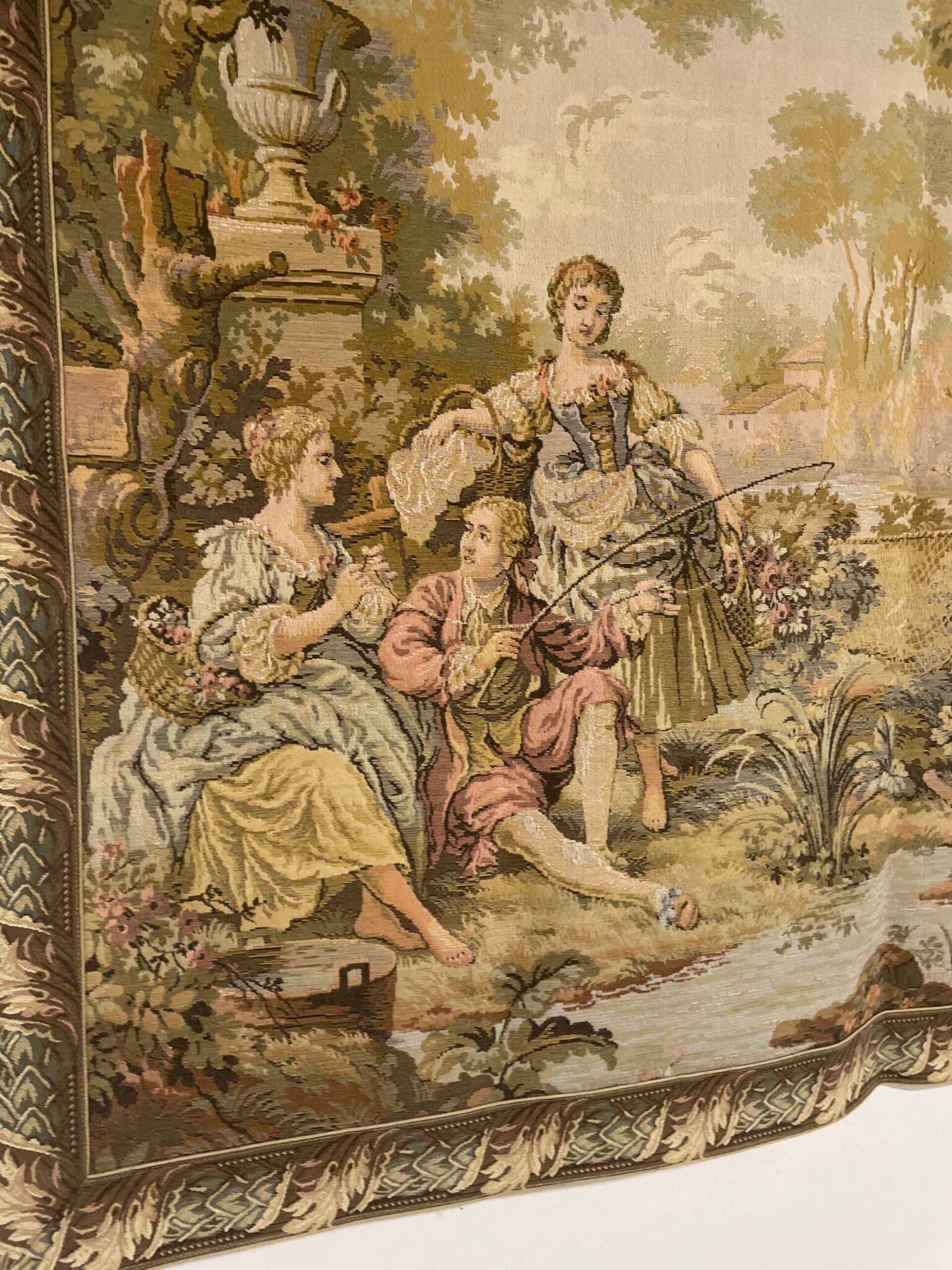 A Beautiful Vintage French Tapestry. - Image 3