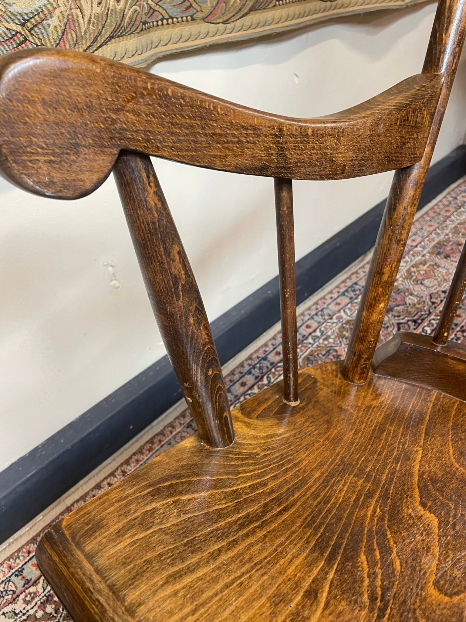 Lovely Spindle Back Scandinavian Rocking Chair - Image 4