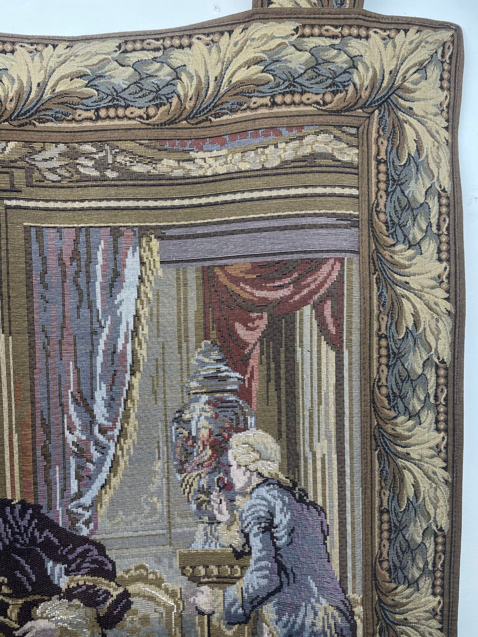 A Beautiful Vintage French Tapestry. - Image 2