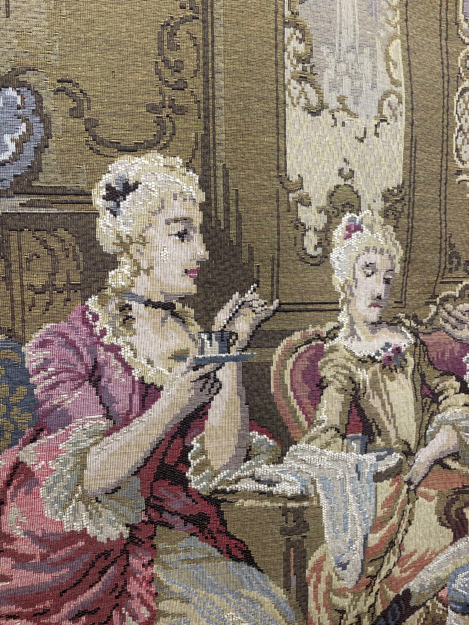 A Beautiful Vintage French Tapestry. - Image 3