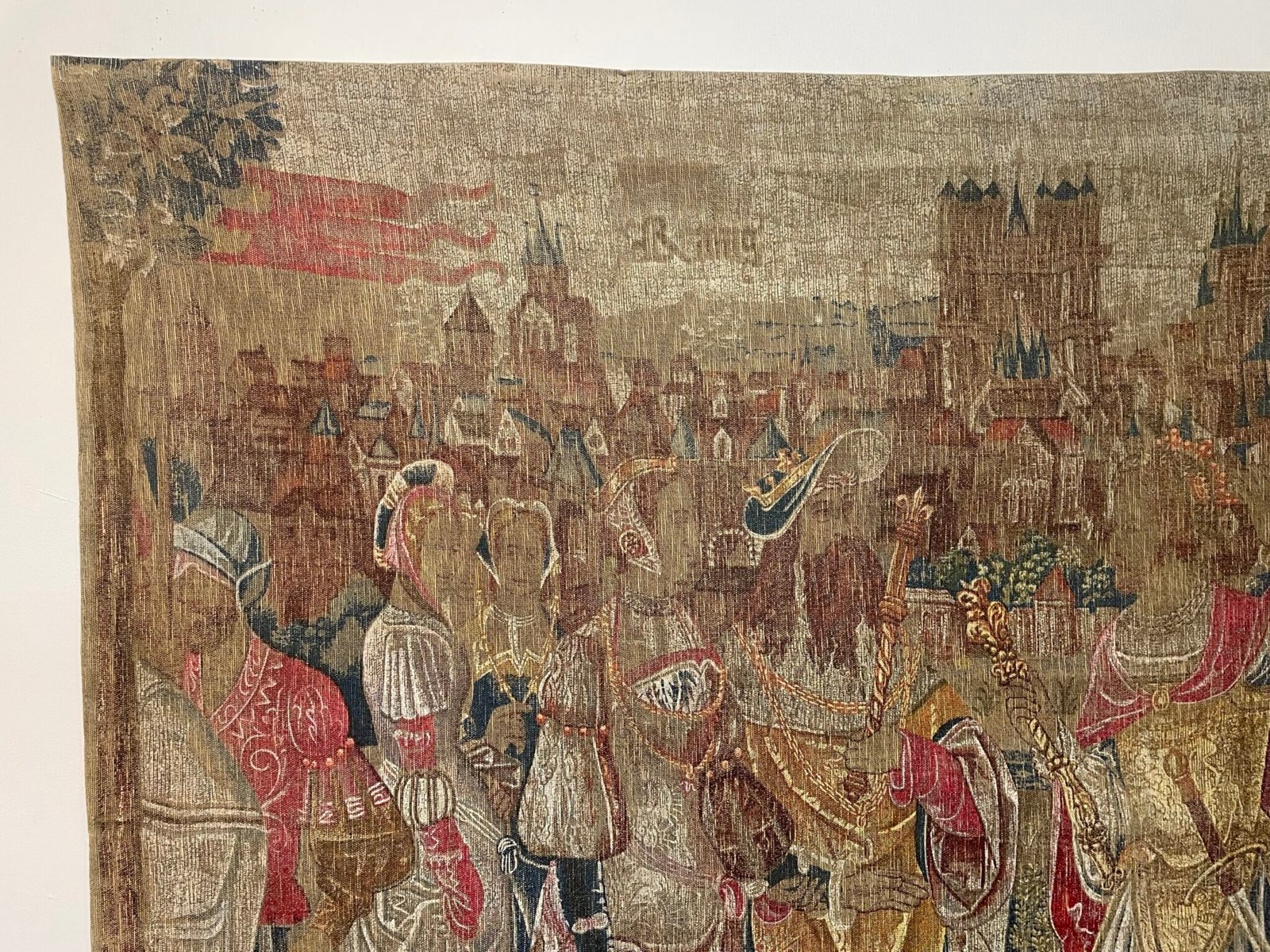 20th Century Large Handmade Tapestry by Artis Flora. - Image 2