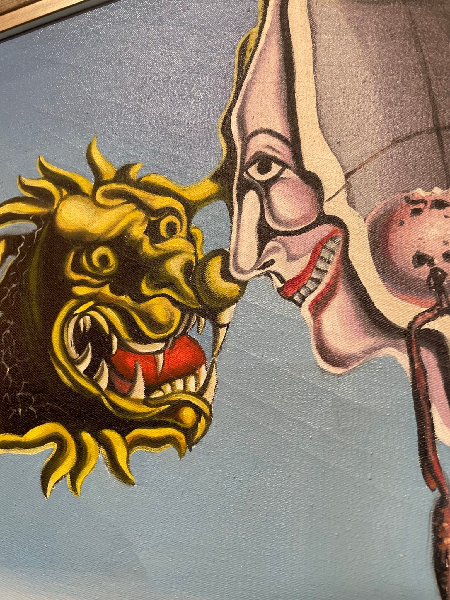 Gallery-Quality Hand Painted Oil on Canvas Reproduction of Salvador Dali "Portrait of Paul Eluard". - Image 3