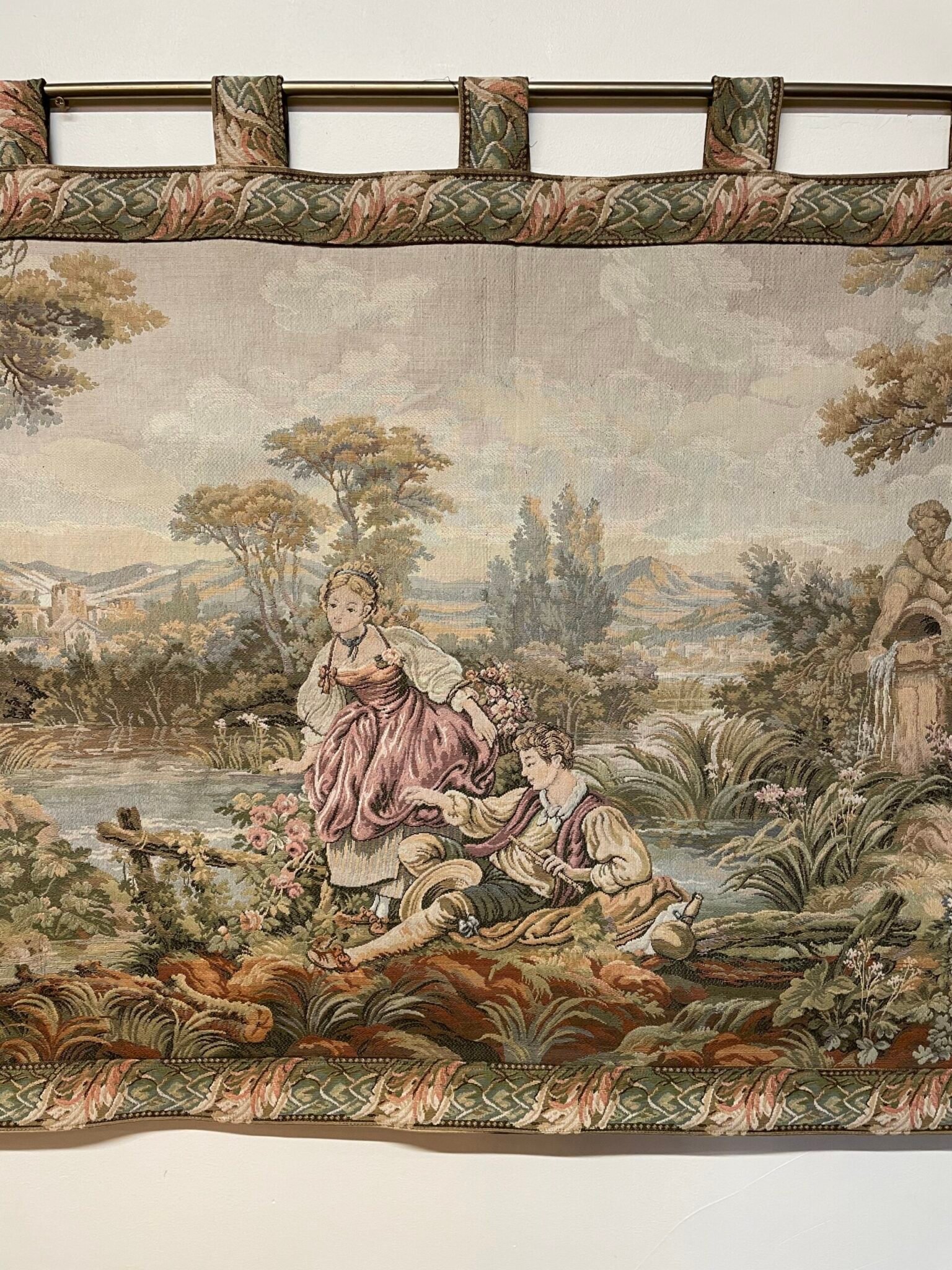 Beautiful Vintage French Tapestry. - Image 3