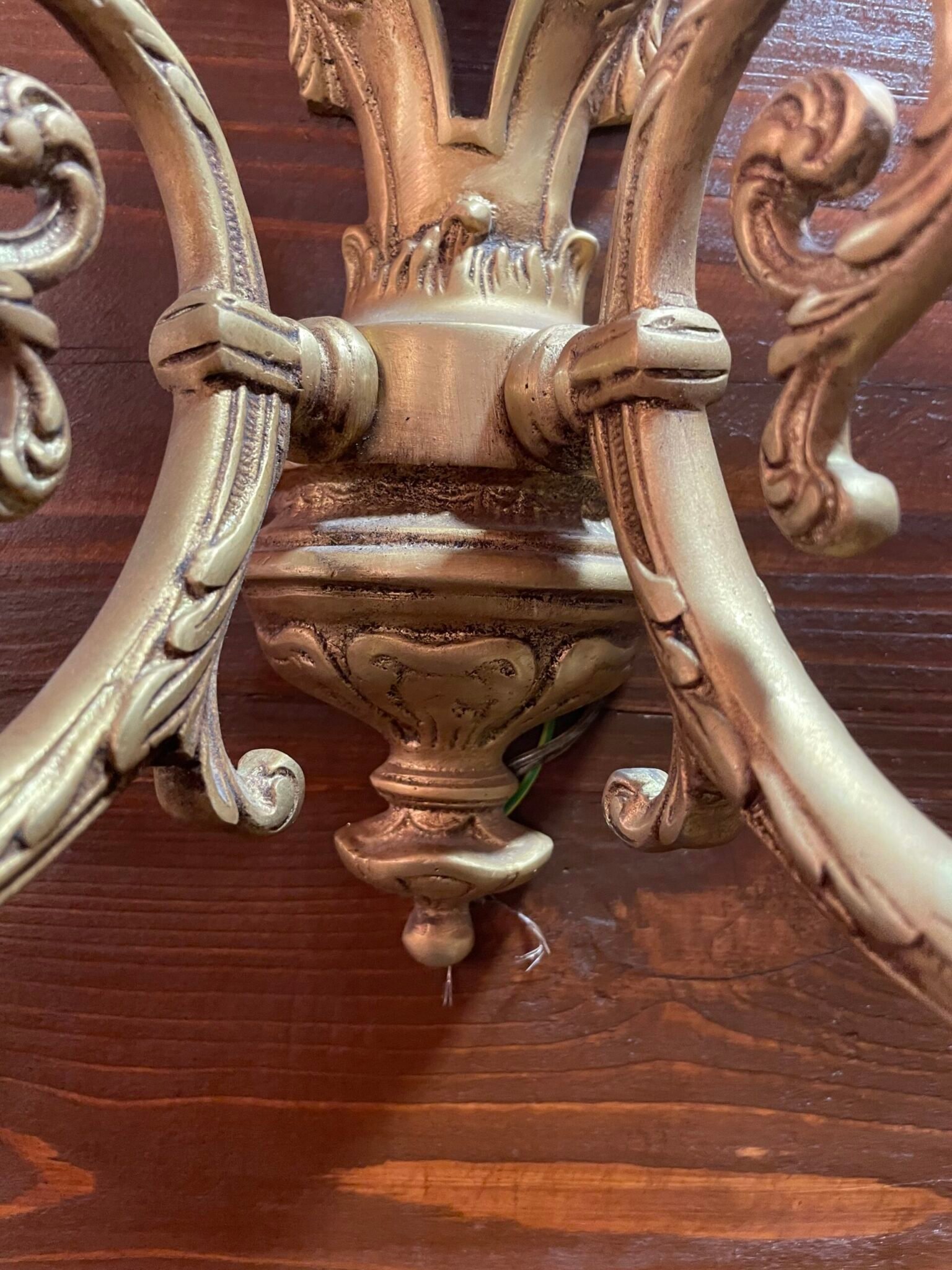 Pair of Elegant & Ornate French Wall Lights - Image 4