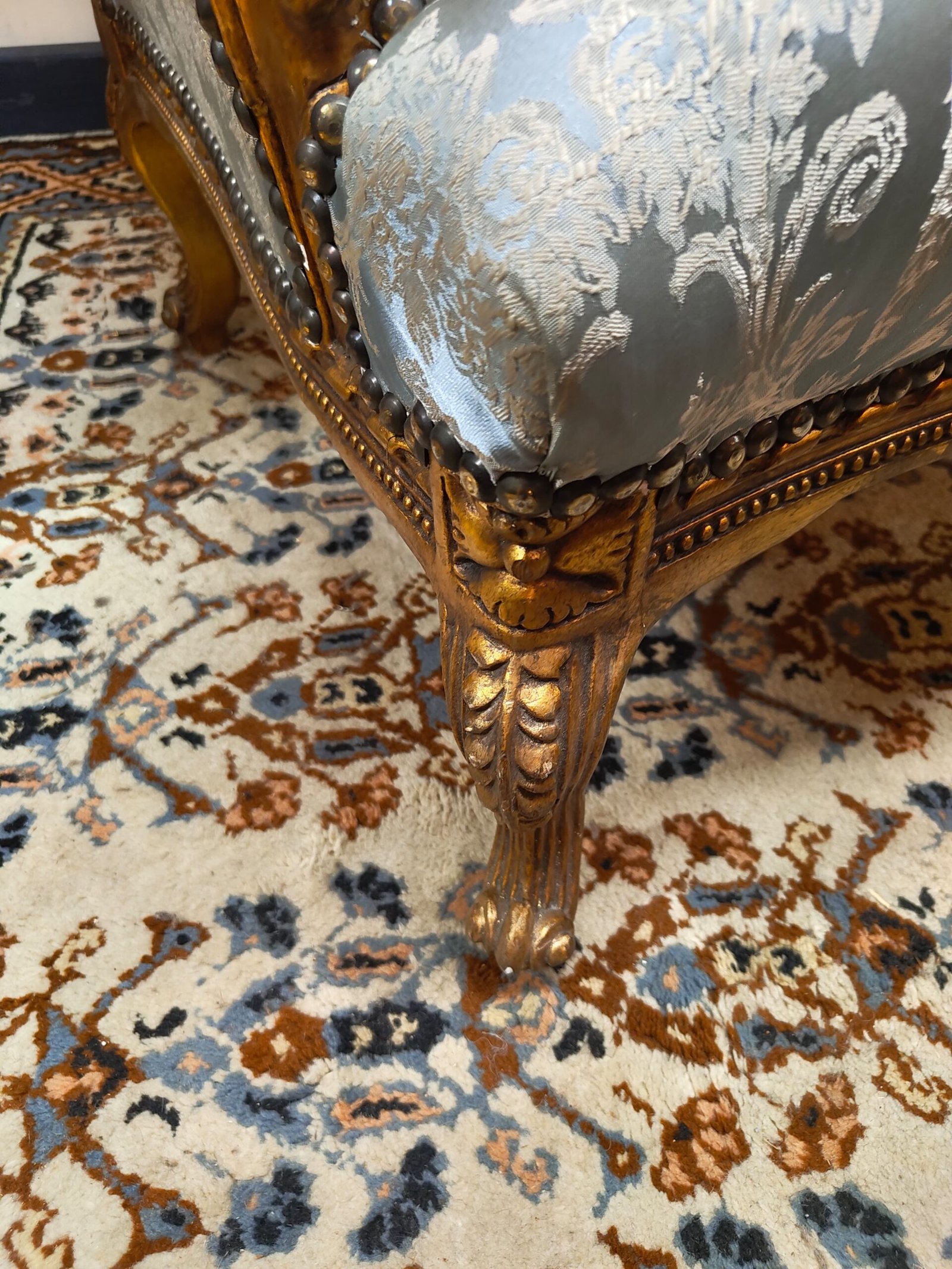A Very Nice Pair of Vintage French Wingback Chairs - Image 5