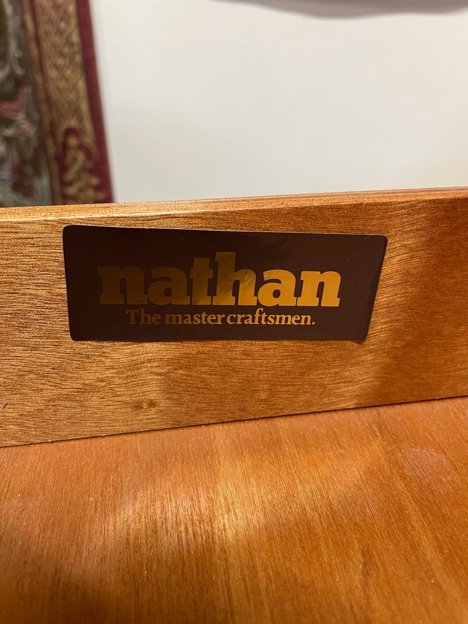 Mid-Century Teak Bureau Cabinet by Nathan Furniture - Image 8