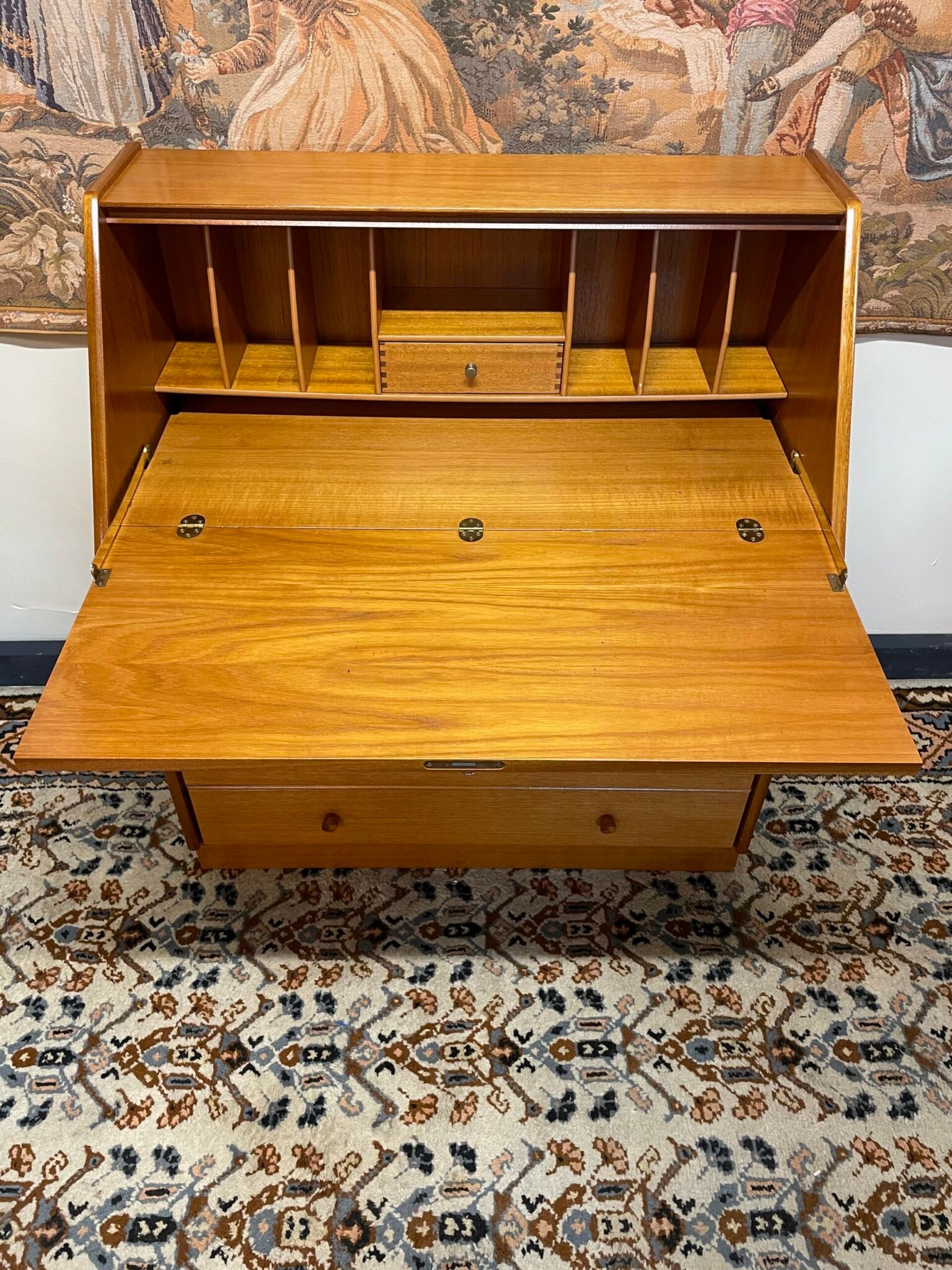 Mid-Century Teak Bureau Cabinet by Nathan Furniture - Image 10