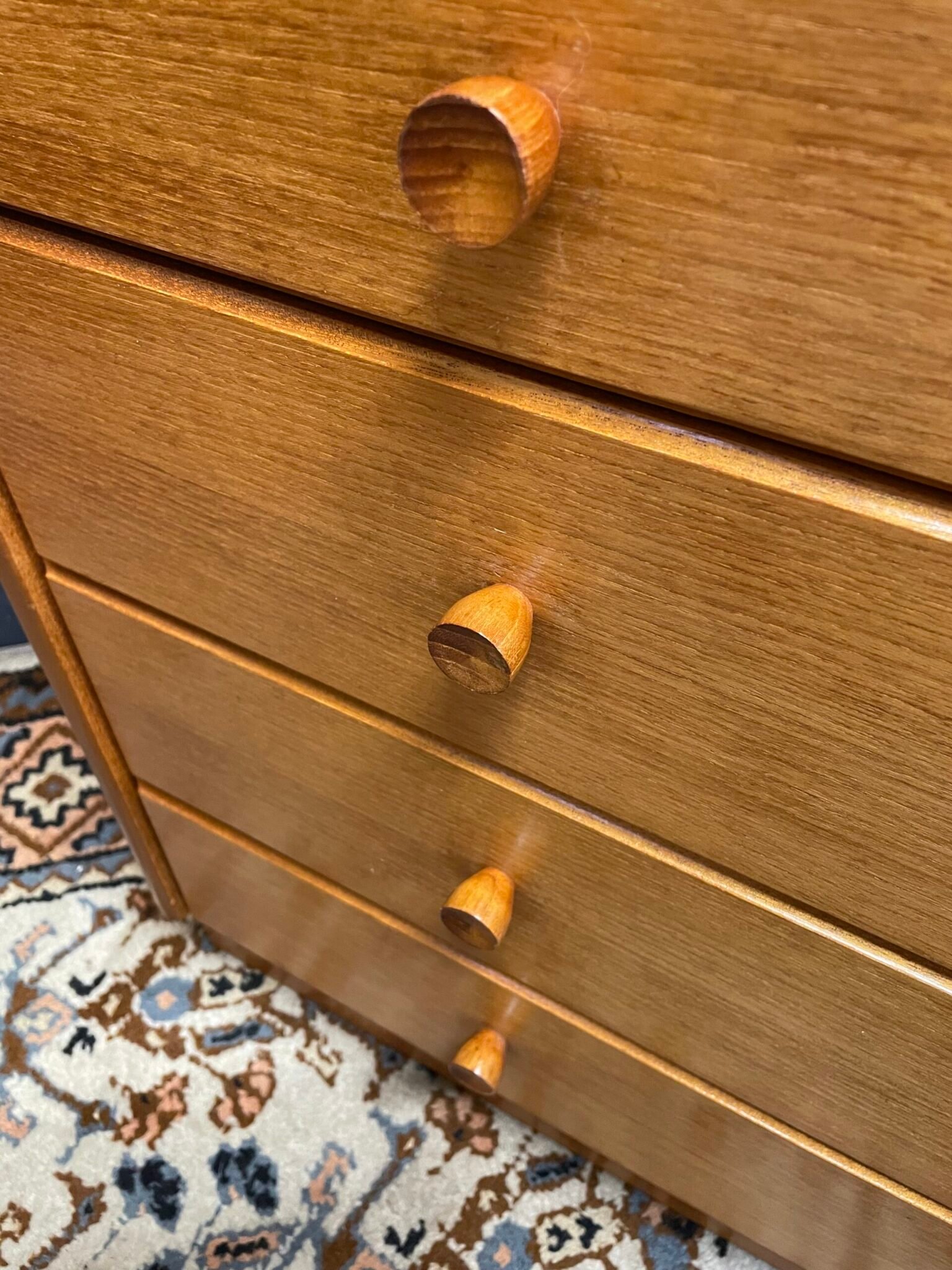 Mid-Century Teak Bureau Cabinet by Nathan Furniture - Image 3