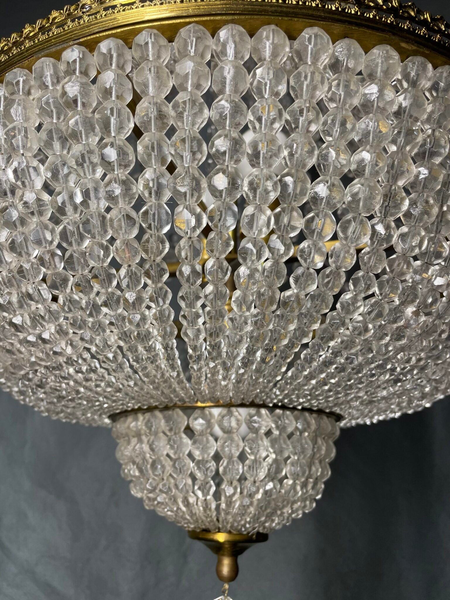 Early 20th Century French Empire Style Chandelier - Image 8