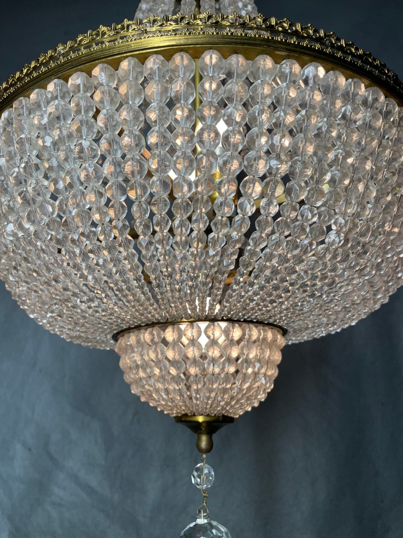 Early 20th Century French Empire Style Chandelier - Image 6