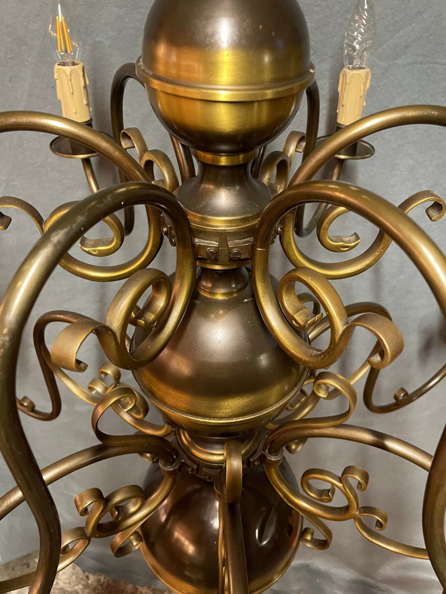 A Very Good Large Two-Tier Flemish Chandelier. - Image 5