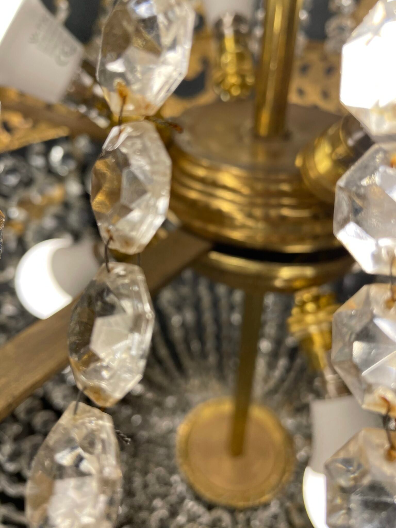 Elegant 20th Century French Empire Style “Sac du Pearl” Chandelier - Image 8
