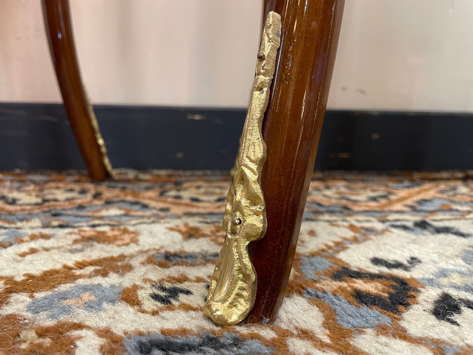 A Beautiful Pair od French Style Marble Top Occasional Tables. - Image 4