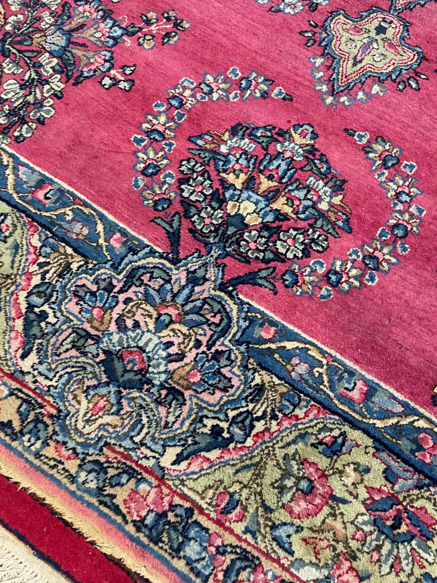 Unique Semi-Antique Iranian Lilian Rug - Image 3