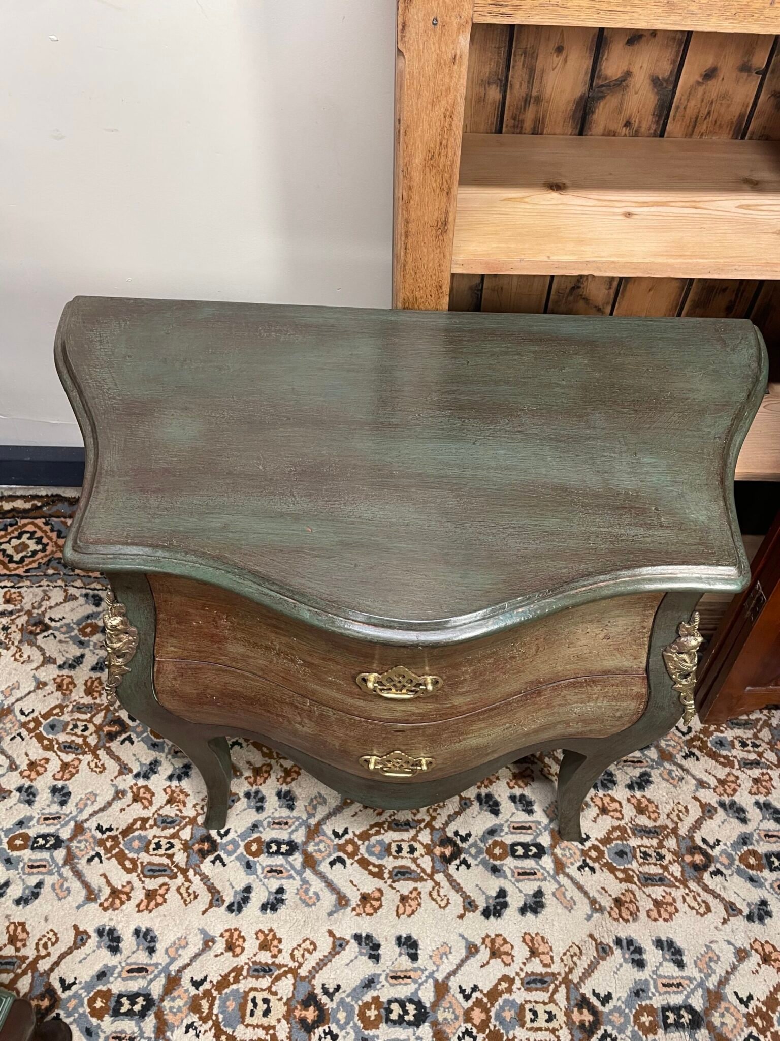 Stylishly Painted Bombe Chest of Drawers - Image 5