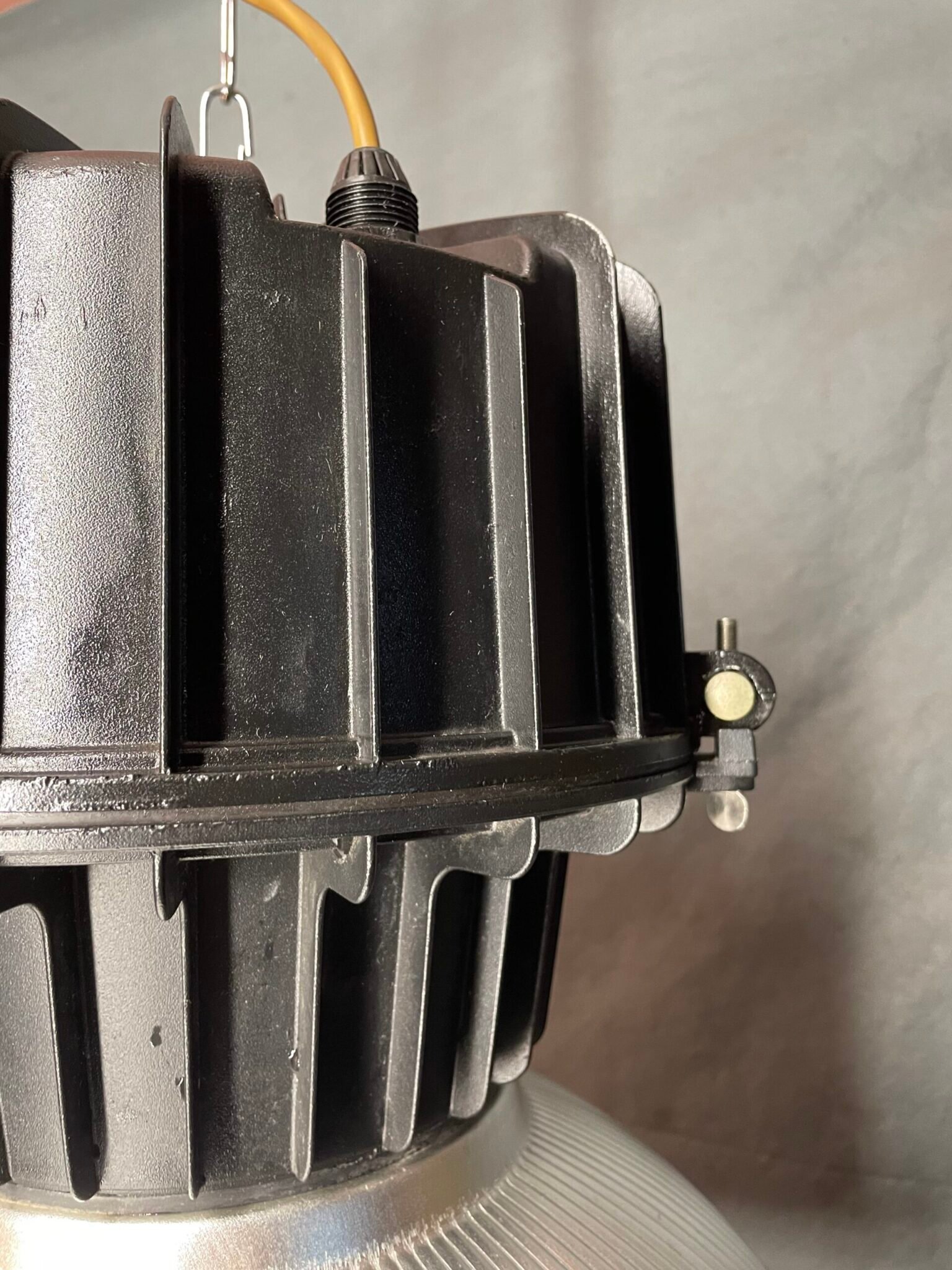 Vintage Industrial Aluminium Pendant Light - Image 3