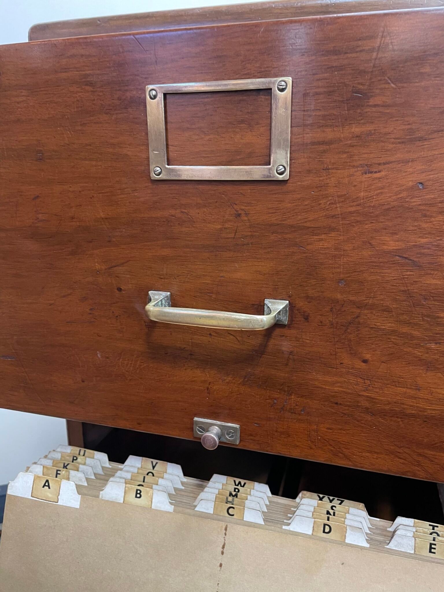 Early 20th Century Walnut Filing Cabinet - Image 6