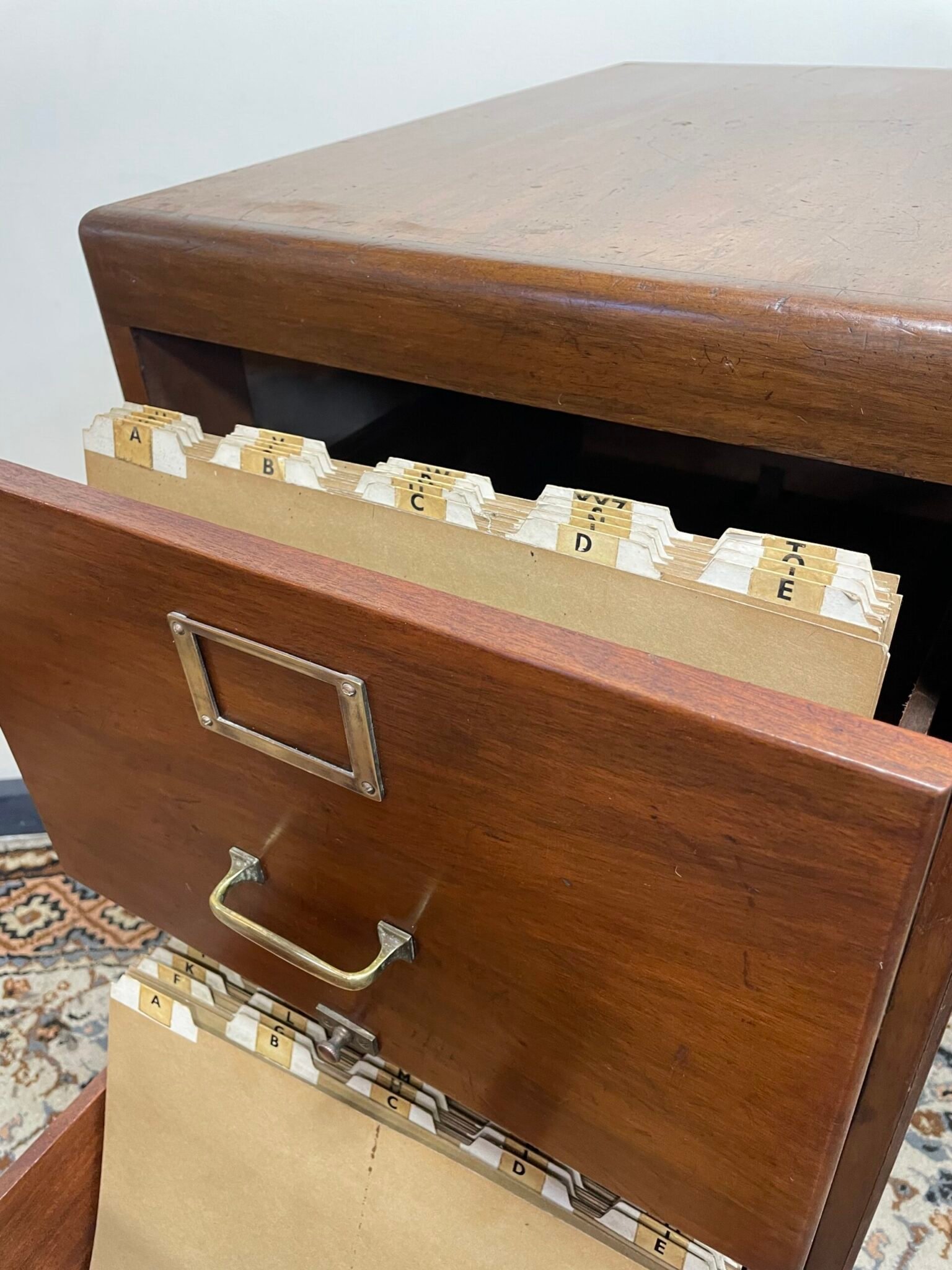 Early 20th Century Walnut Filing Cabinet - Image 5