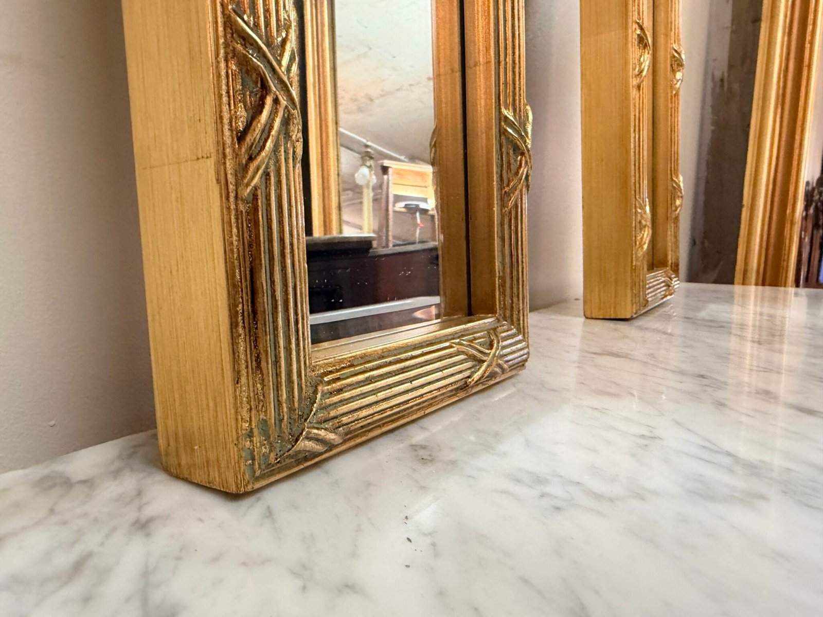Pair of French Style Pier Mirrors - Image 3