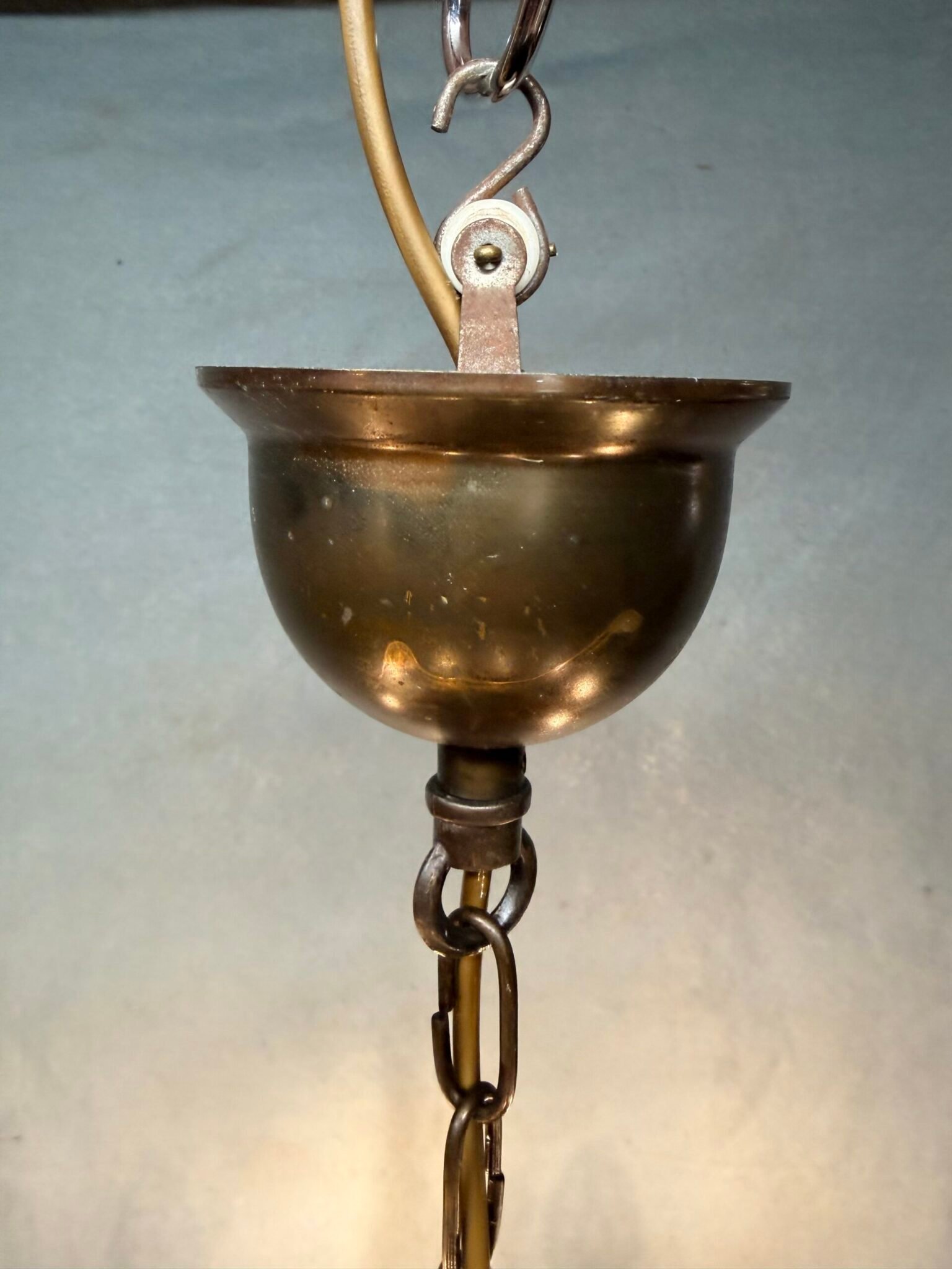 Very Good Antique Eight-Branch Flemish Chandelier. - Image 4