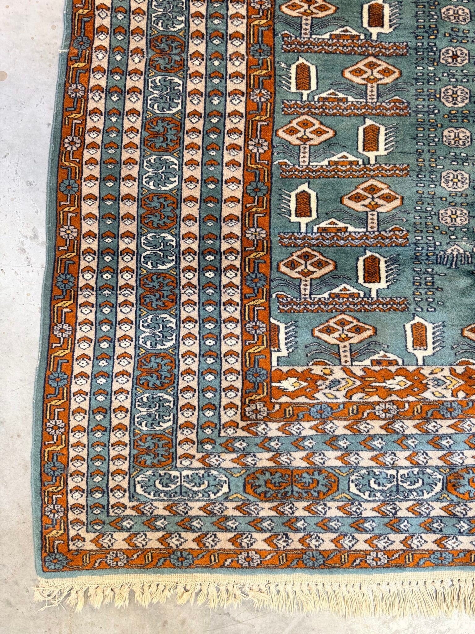 Exquisite Hand Knotted Shirvan Wool Rug - Image 2
