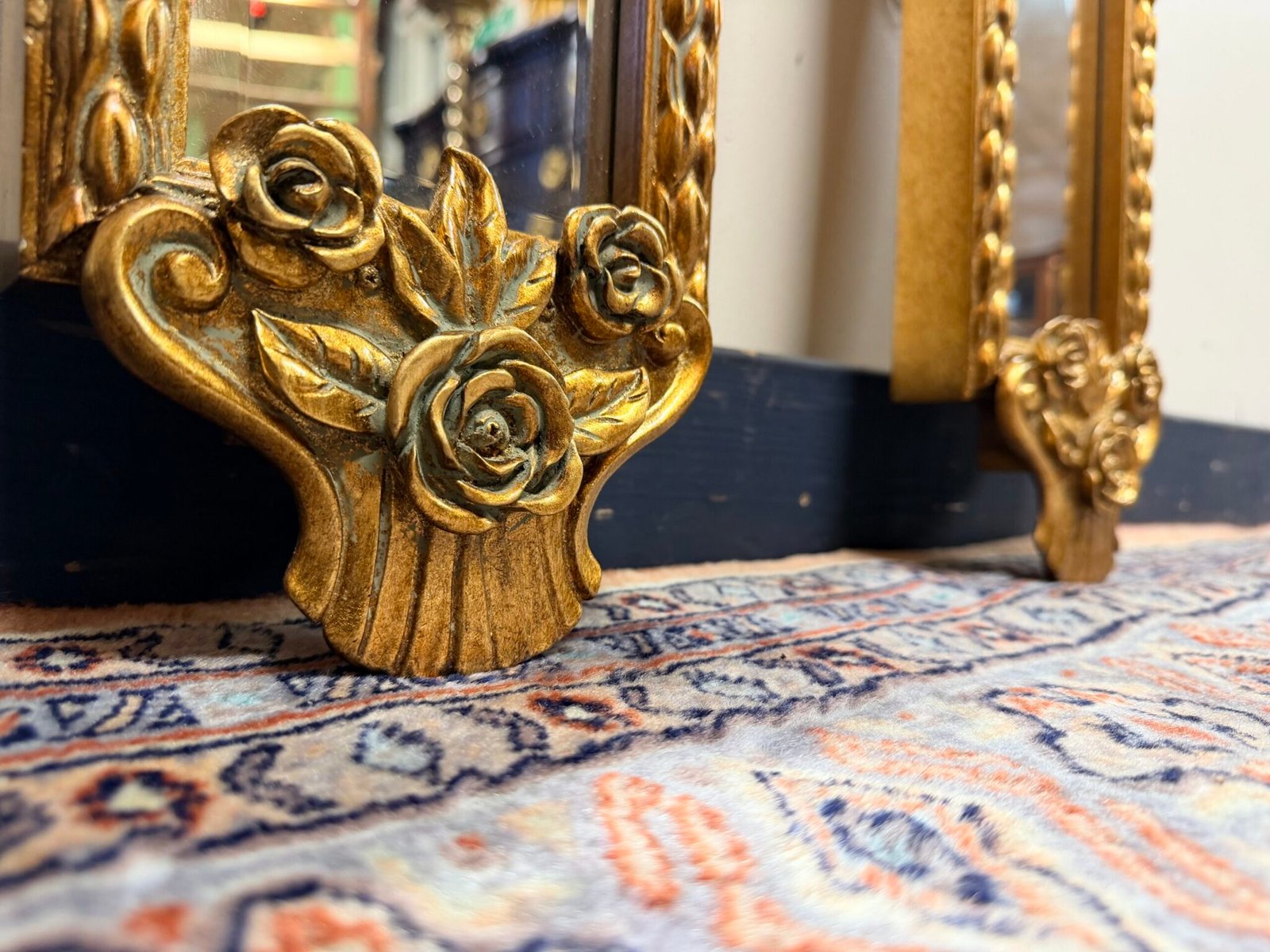 Pair of French Style Pier Mirrors - Image 2