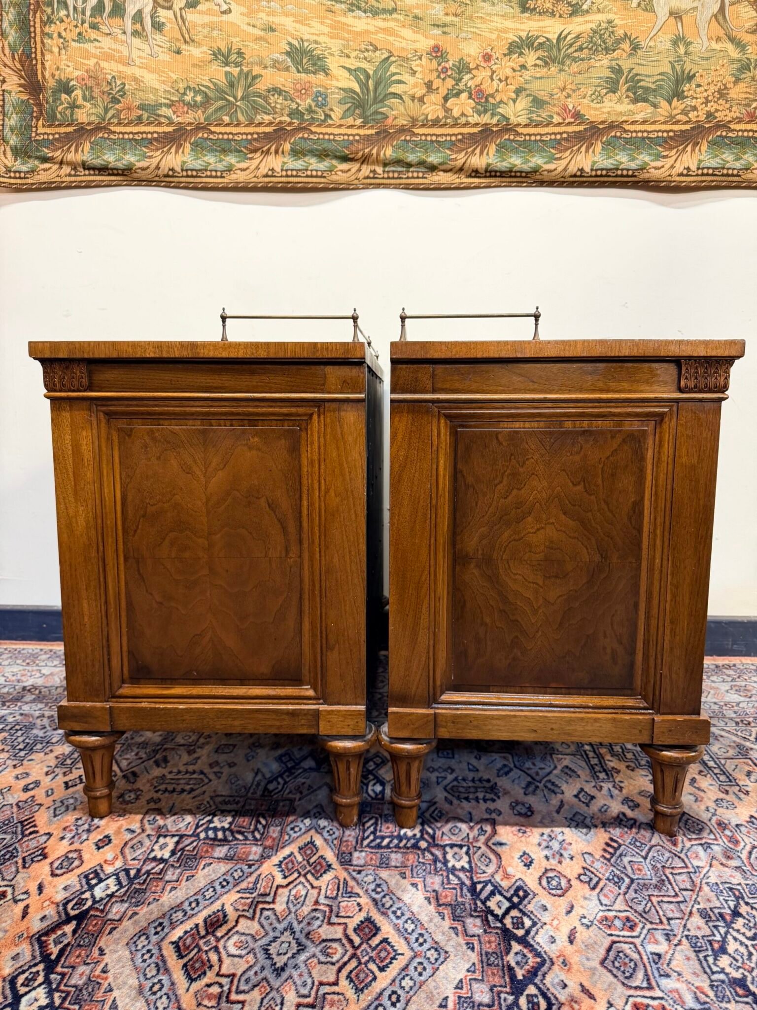 Pair of Vintage Karges Solid Walnut Nightstands - Image 5
