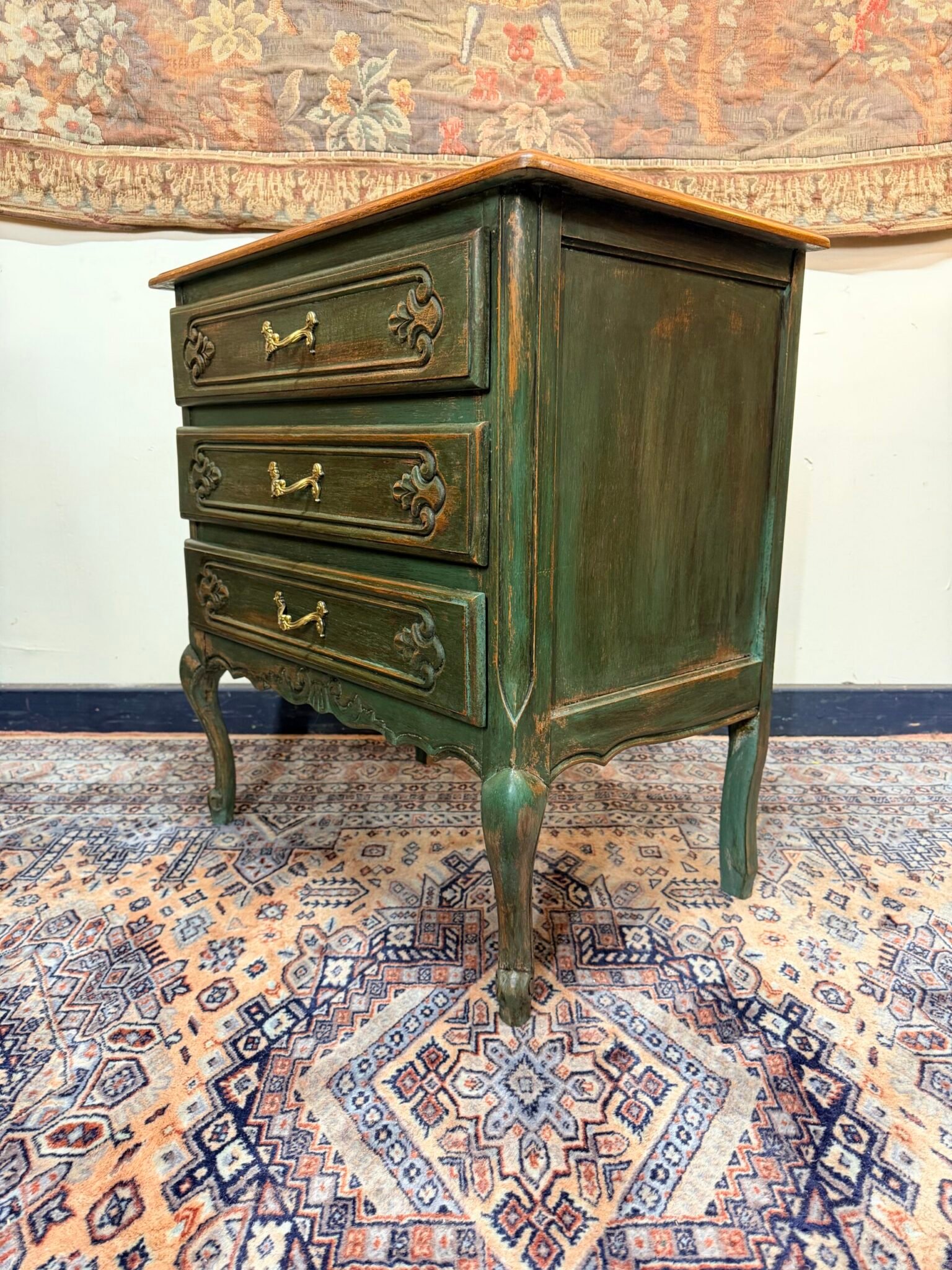 Charming French Vintage Provincial Chest of Drawers - Image 5