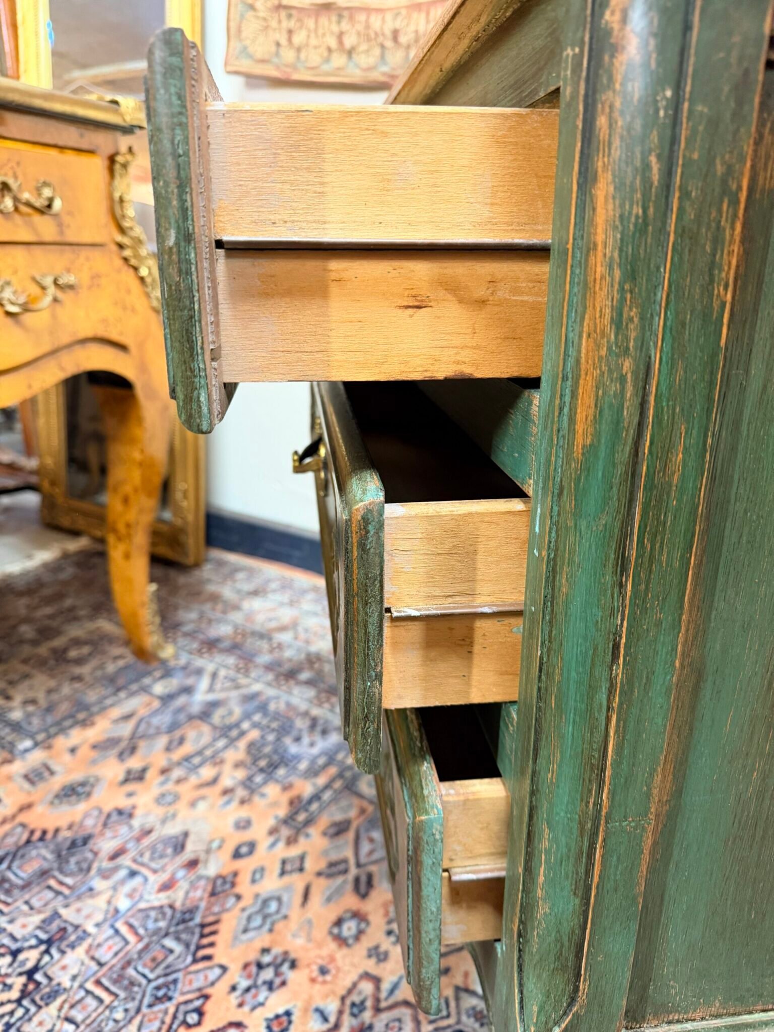 Charming French Vintage Provincial Chest of Drawers - Image 4