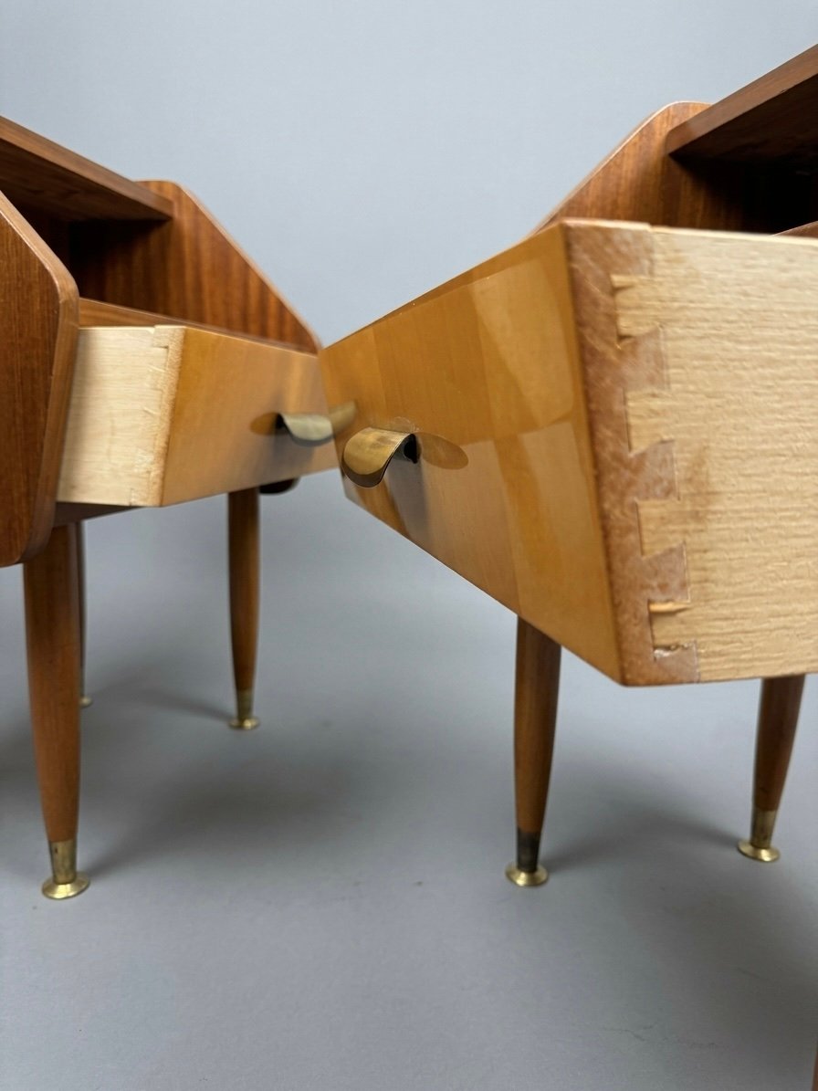 Stunning 1950s Italian Mid Century Nightstands - Image 4