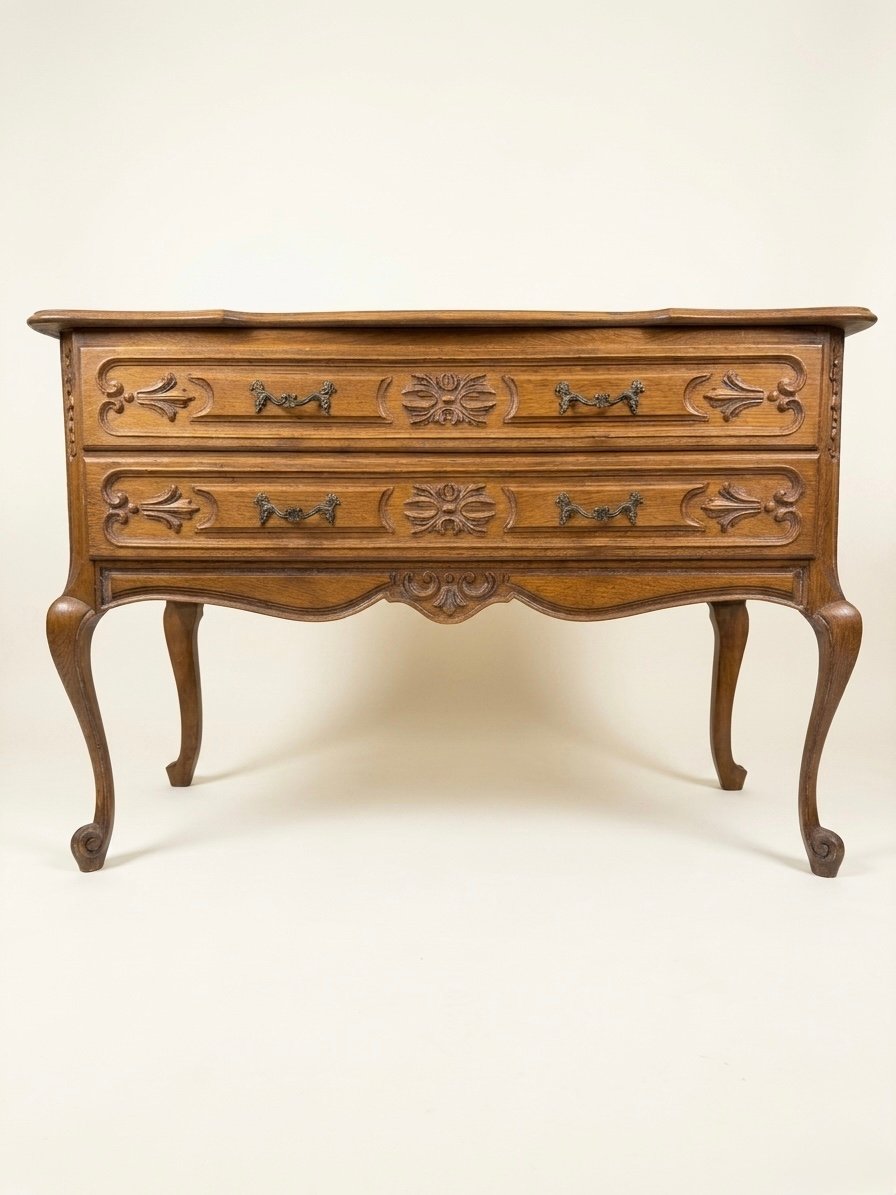 Stunning Antique Country French Oak Commode - Image 2