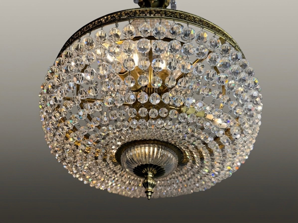 20th Century French Empire Style Chandelier - Image 6