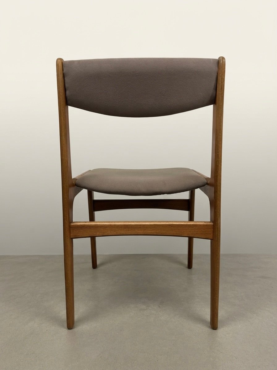 Set of 6 Mid-Century Danish Teak Dining Chairs attributed to Erik Buch - Image 5