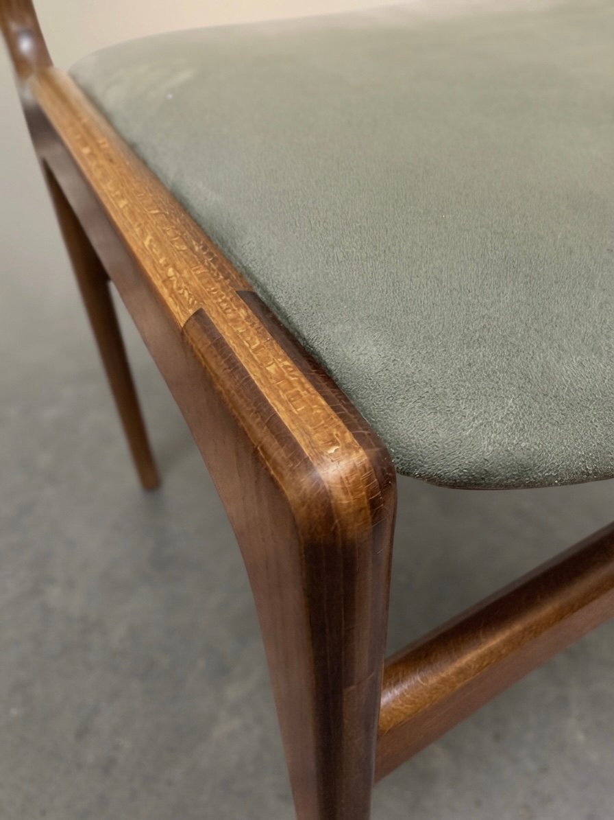 Set of 6 Mid-Century Danish Teak Dining Chairs attributed to Erik Buch - Image 6