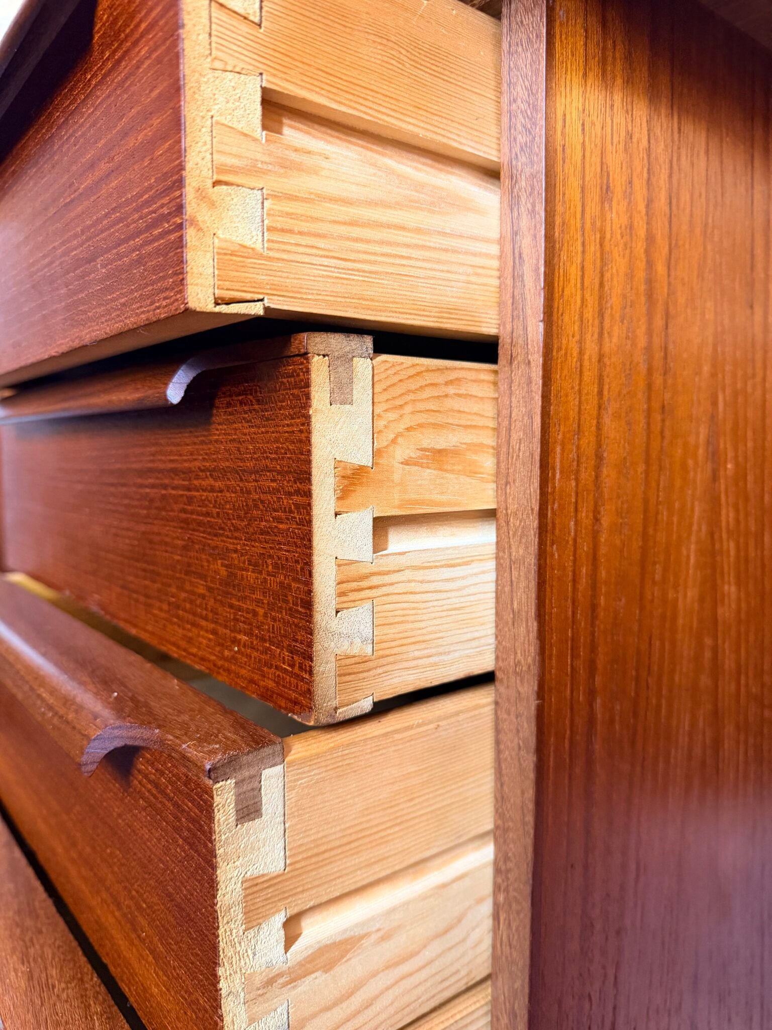 Mid - Century 1960s Danish Teak Desk - Image 6