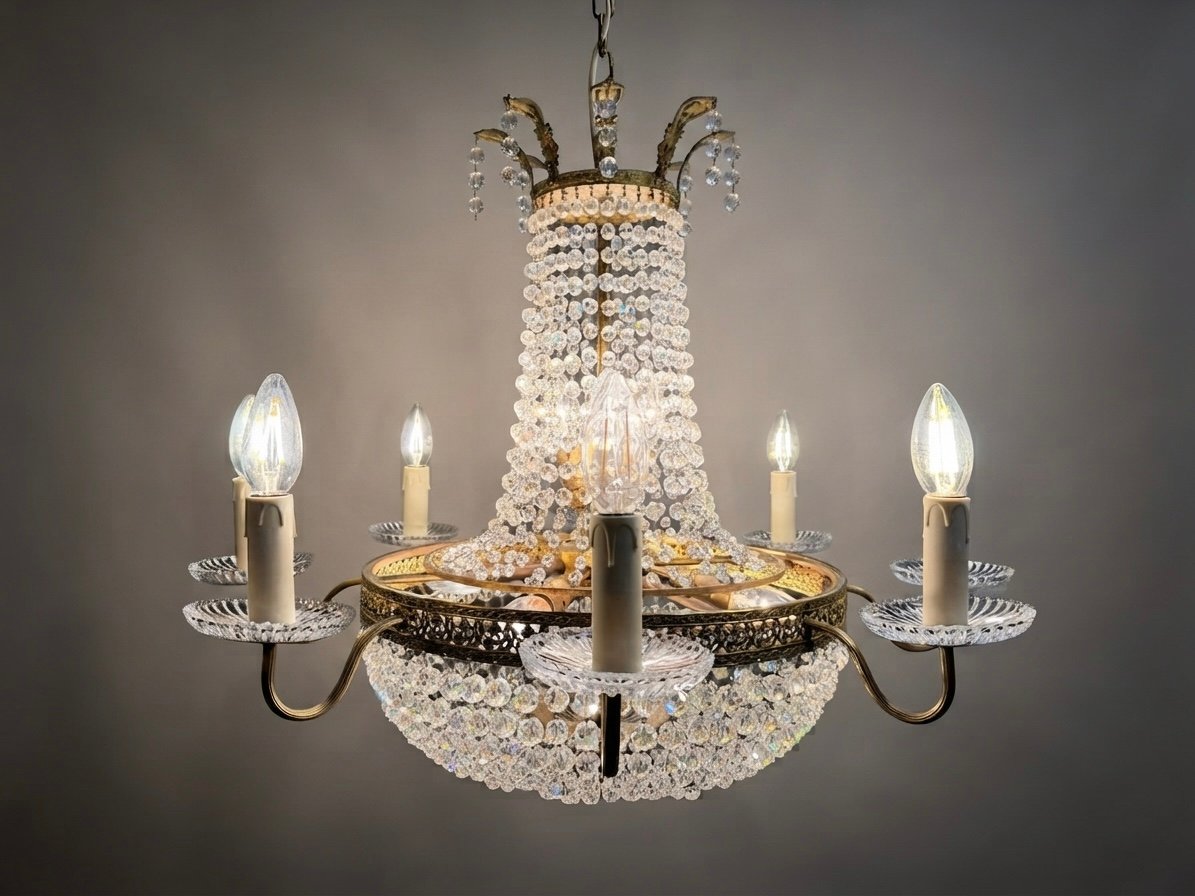 Fabulous Large French Empire Style 20th Century Chandelier - Image 2