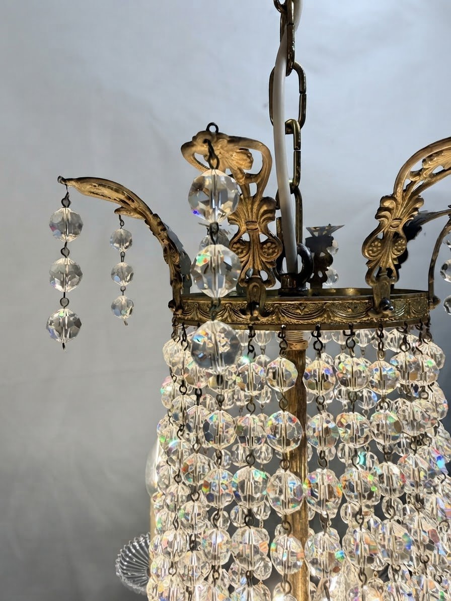 Fabulous Large French Empire Style 20th Century Chandelier - Image 4