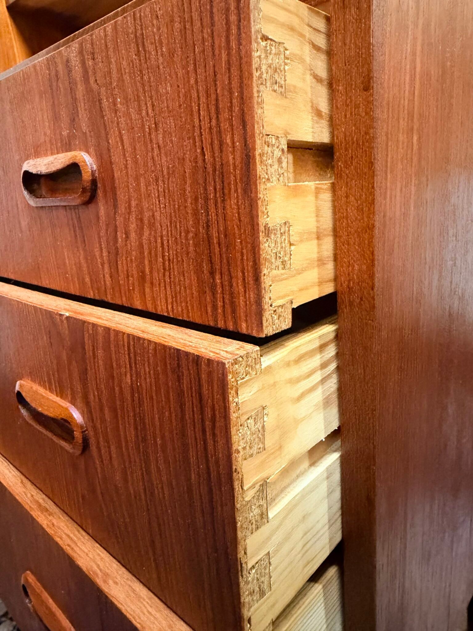 Stylish and Practical Danish Teak Secretary Desk - Image 6