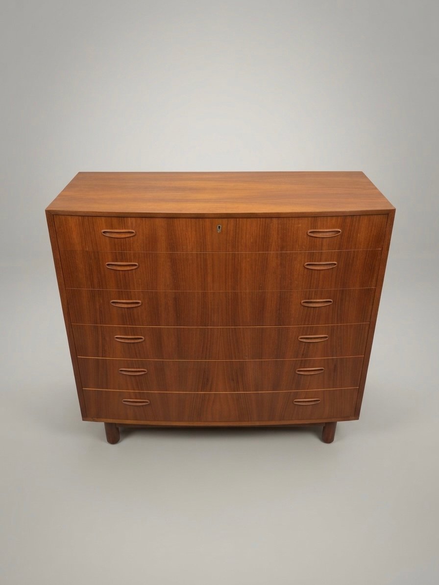 Exceptional Mid-Century Modern Danish Teak Chest of Drawers - Image 4