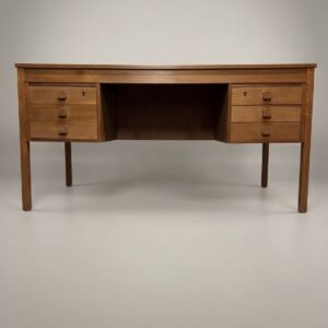 Mid-Century Danish Modern Teak Desk by Domino Mobler