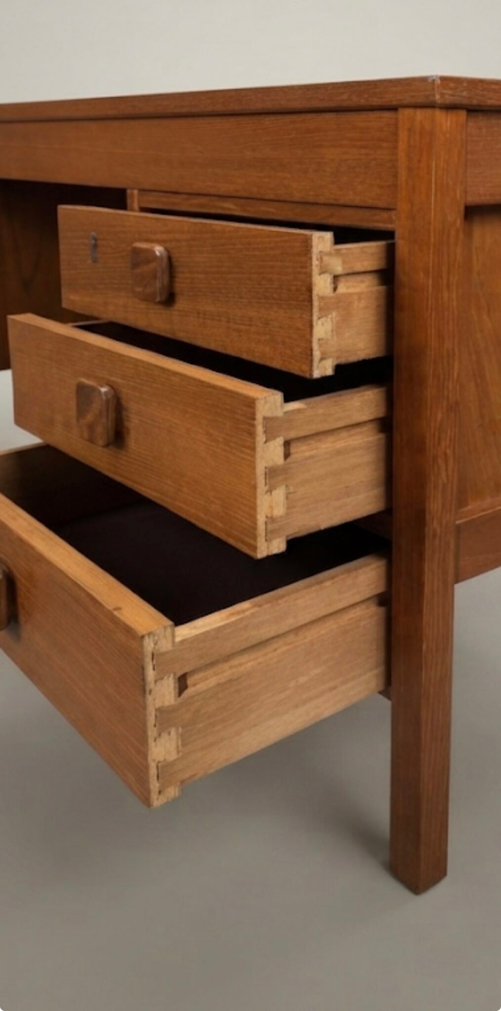 Mid-Century Danish Modern Teak Desk by Domino Mobler - Image 4