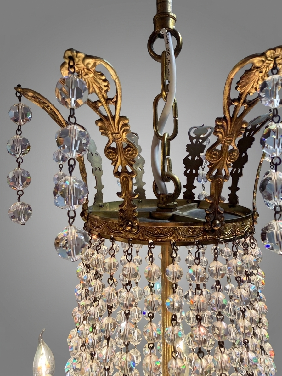 Fabulous Large French Empire Style 20th Century Chandelier - Image 5