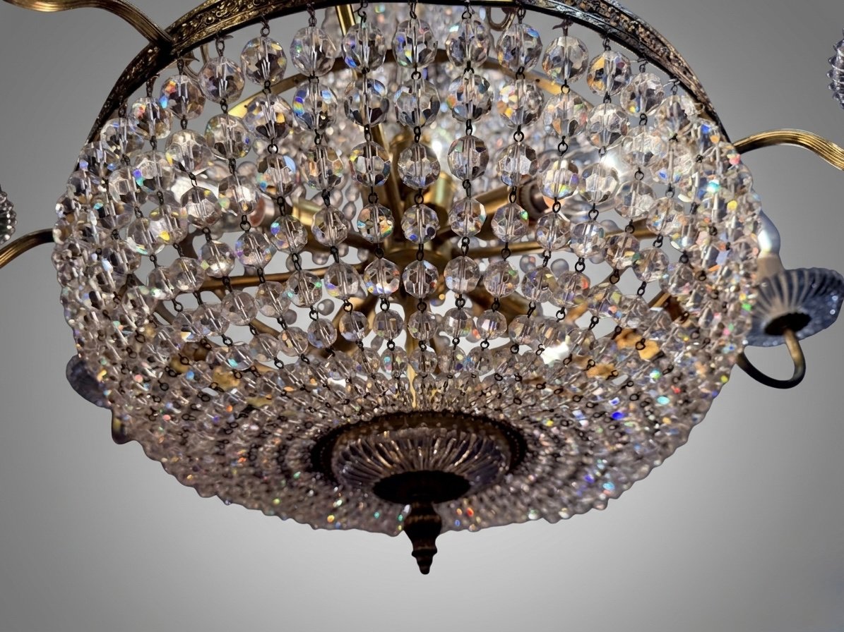 Fabulous Large French Empire Style 20th Century Chandelier - Image 4