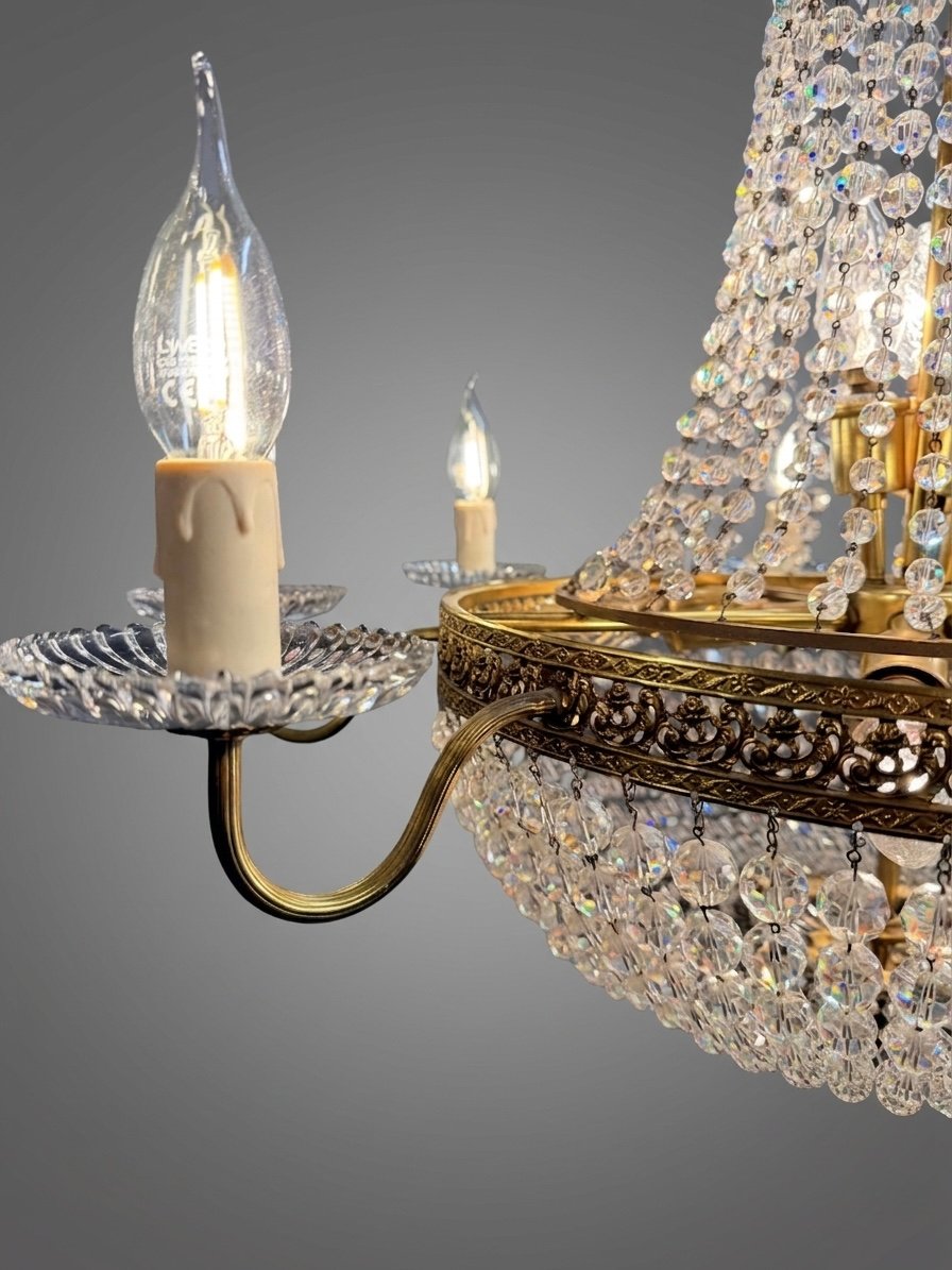 Fabulous Large French Empire Style 20th Century Chandelier - Image 3