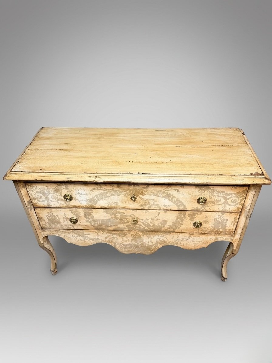 Vintage Genoese Style Painted Chest of Drawers - Image 6