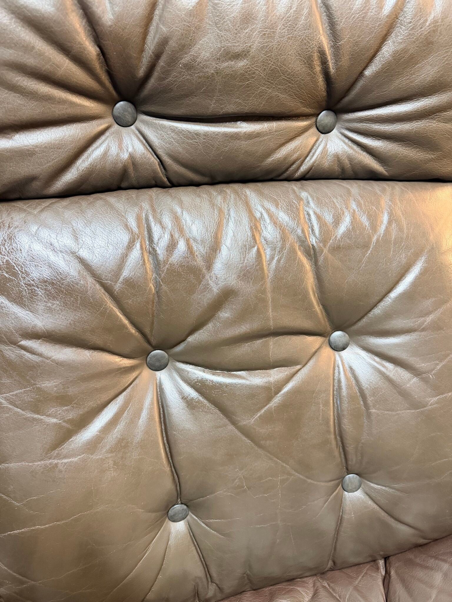 1970s Norwegian Rykken & Co Attributed Leather Lounge Chair Set - Image 5