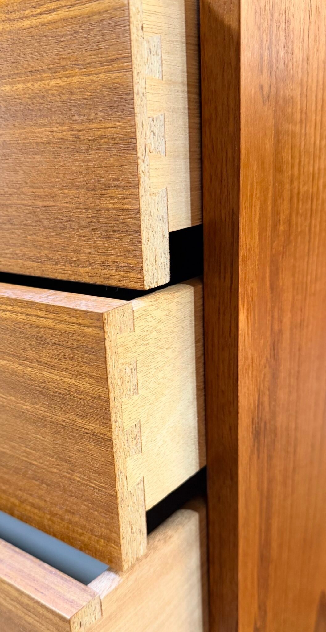 Vintage Danish Teak LP Record Cabinet & Media Console - Image 6
