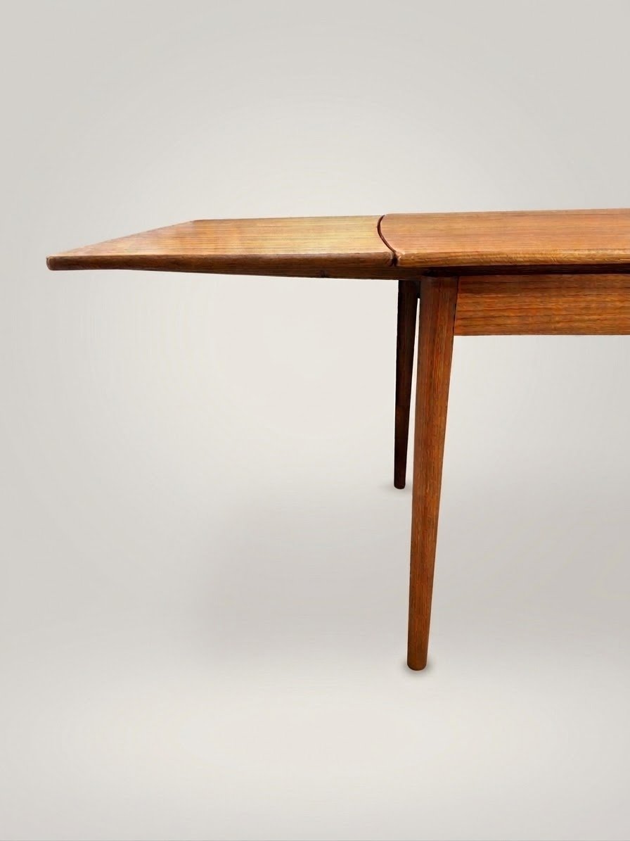 Mid-Century Danish Teak Dining Table (1960s) - Image 4