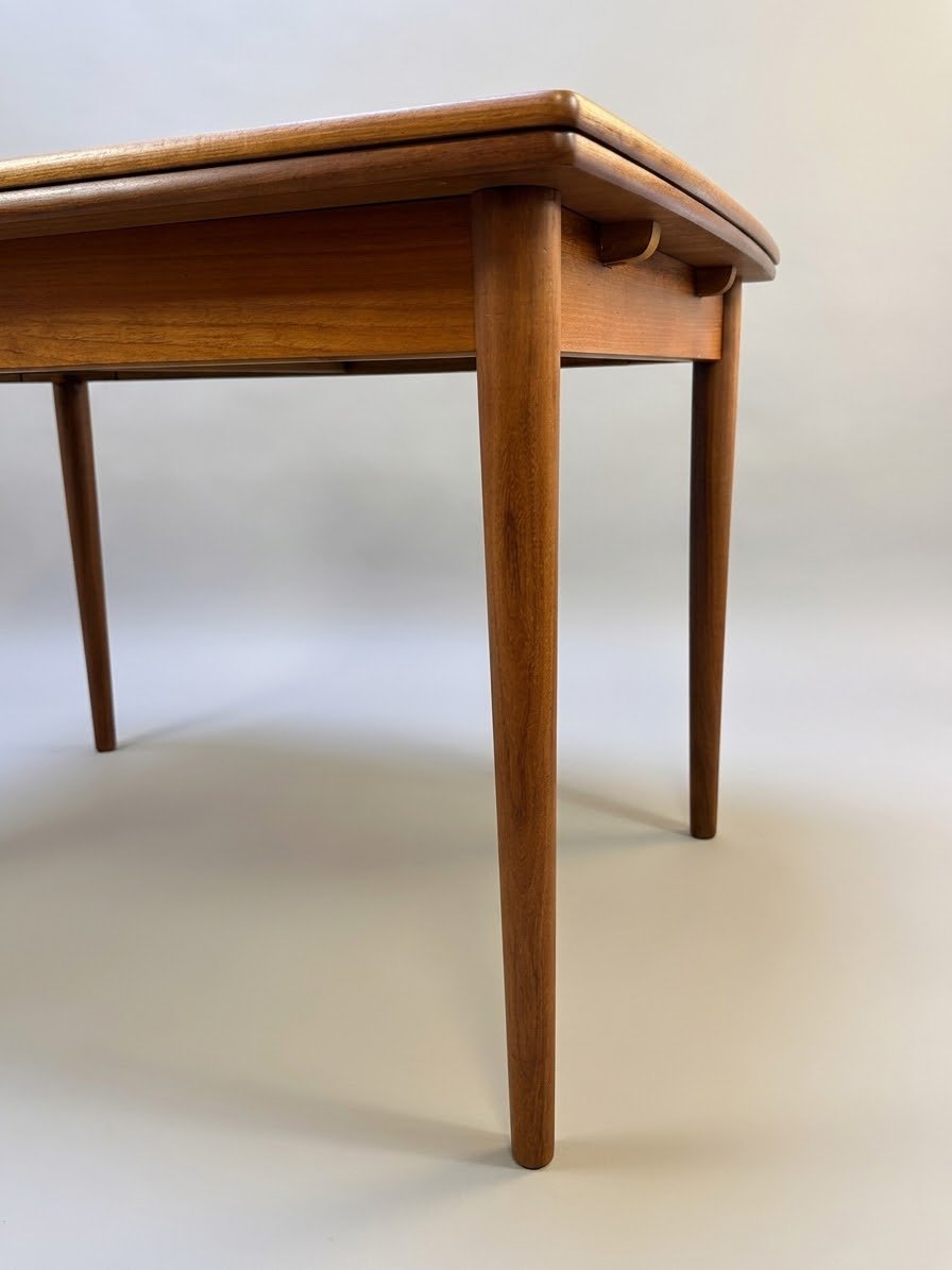Mid-Century Danish Teak Dining Table (1960s) - Image 3