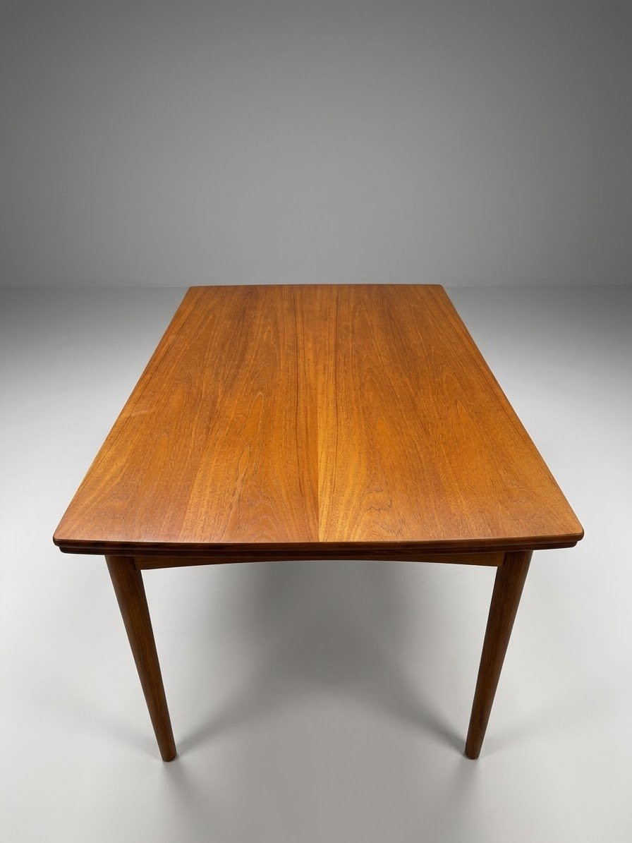 Mid-Century Danish Teak Dining Table (1960s) - Image 6